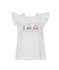 Tee de golf en tricot pour fille