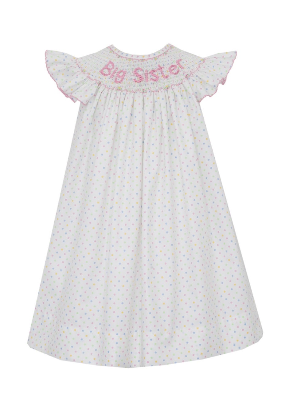 Robe froncée Big Sister de style Bishop