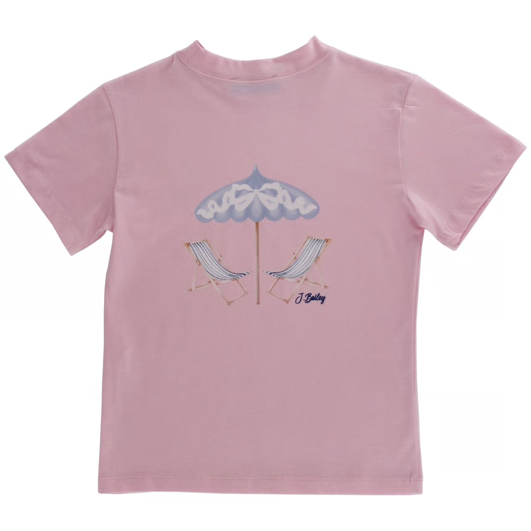 T-shirt Chaises de Plage pour Filles
