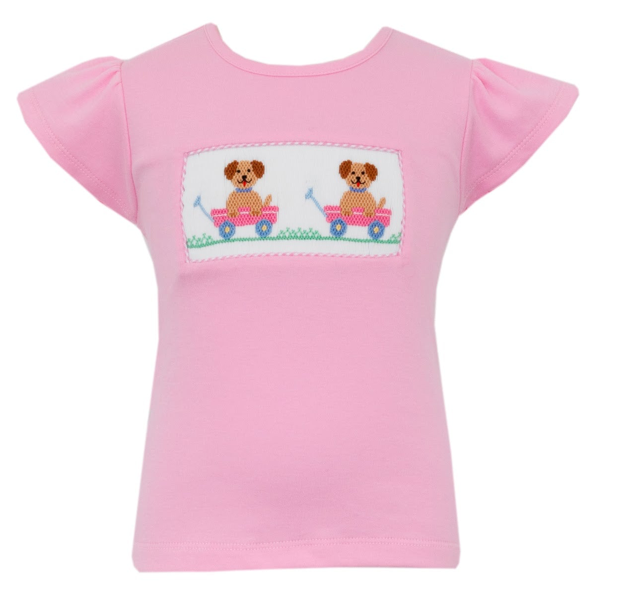 T-shirt en tricot rose pour chiot