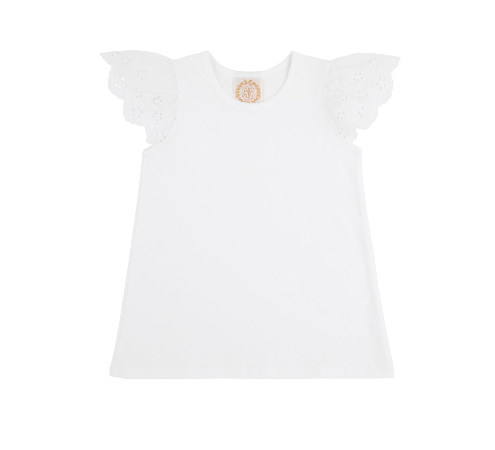 Haut en maille blanche Ellen à œillets