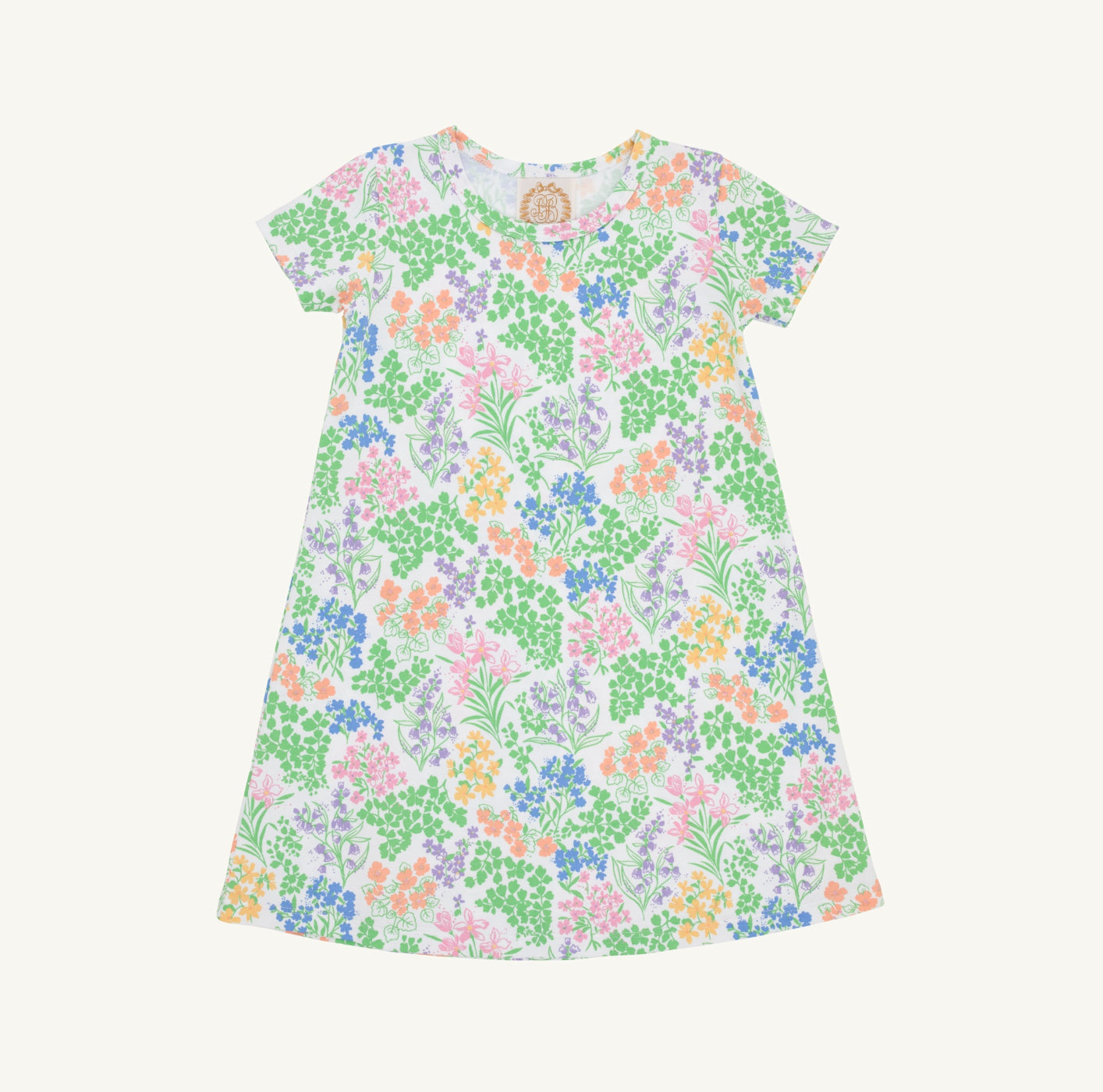 Robe de jeu Polly dans le jardin de Gaston St