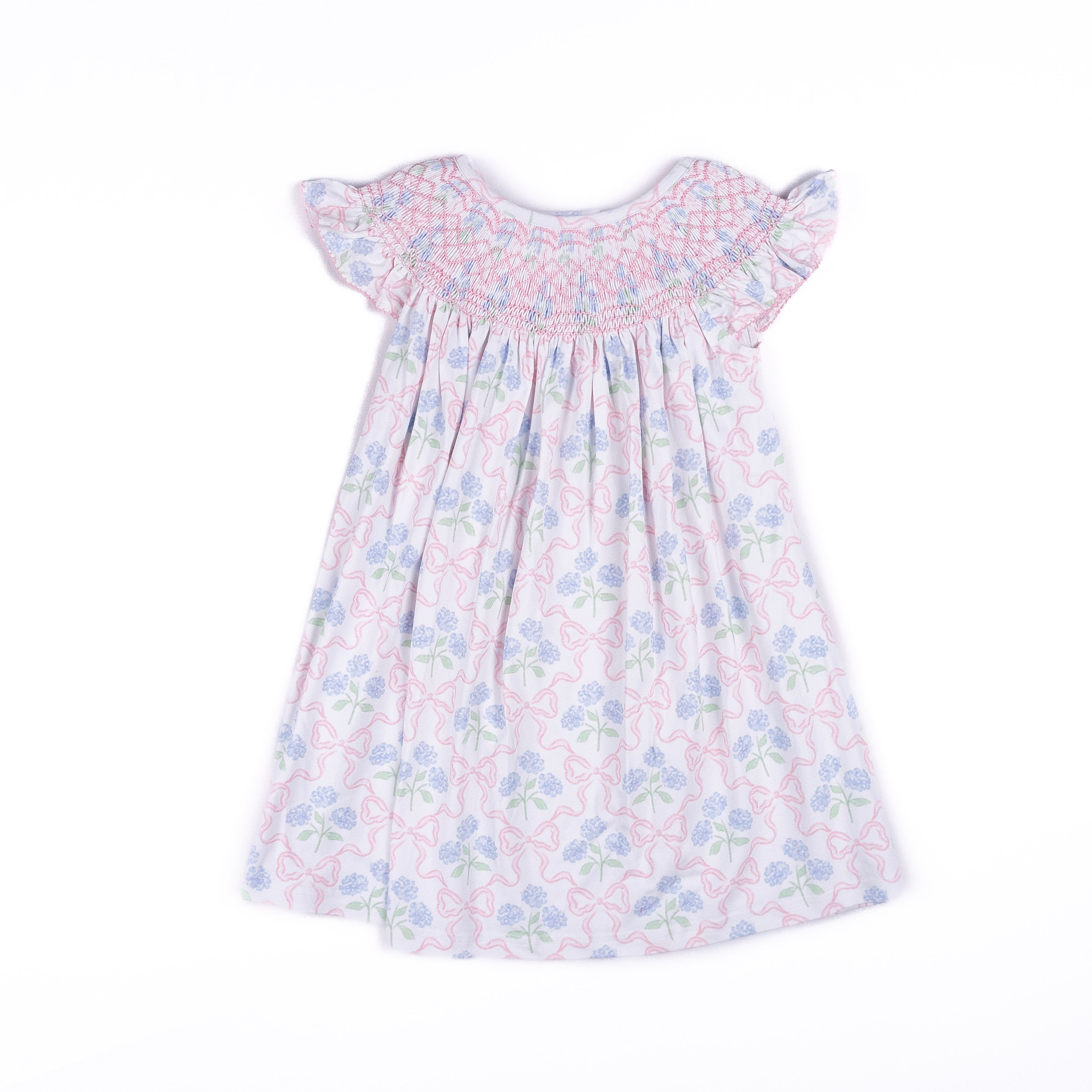 Robe smockée fleurie Harper pour filles