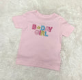T-shirt fille d'anniversaire avec patch en strass
