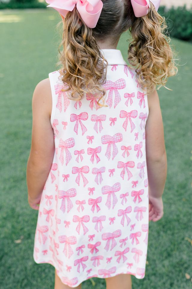 Robe boutonnée en gros-grain