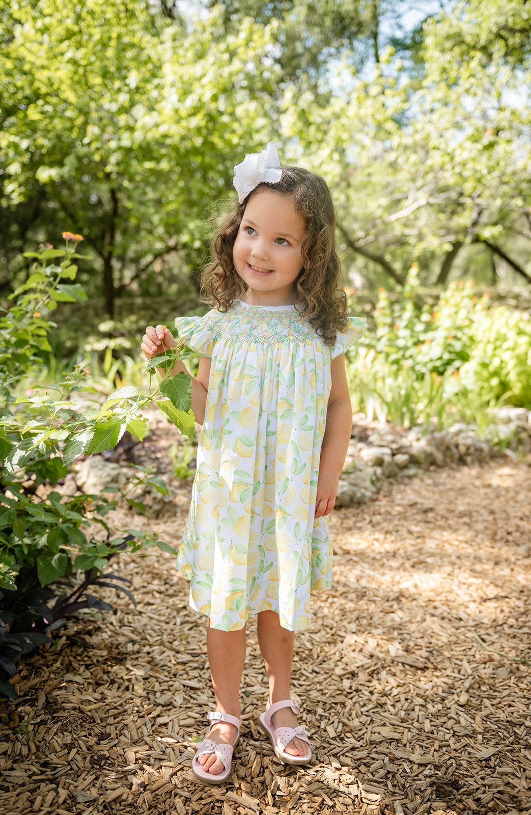 Robe Kate Smocks Citrons Fille